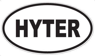 HYTER - Oval Magnet