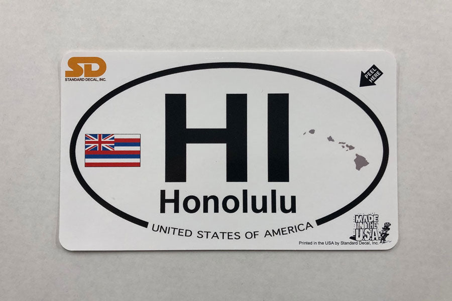 Honolulu Hawaii Sticker