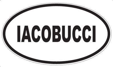 IACOBUCCI - Oval Magnet
