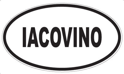 IACOVINO - Oval Magnet
