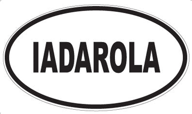 IADAROLA - Oval Magnet