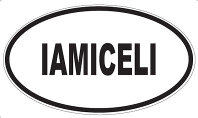 IAMICELI - Oval Magnet
