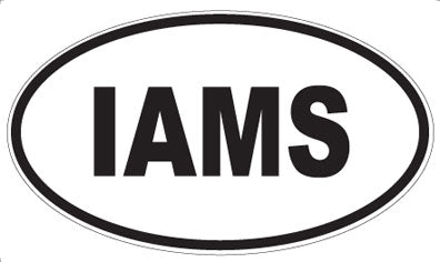 IAMS - Oval Magnet