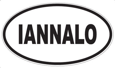 IANNALO - Oval Magnet