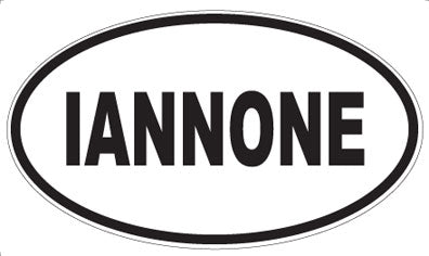 IANNONE - Oval Magnet