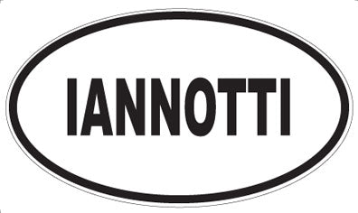 IANNOTTI - Oval Magnet