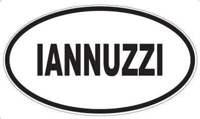 IANNUZZI - Oval Magnet