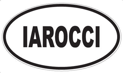 IAROCCI - Oval Magnet