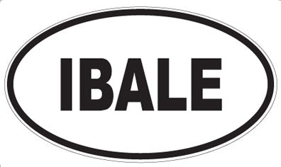 IBALE - Oval Magnet