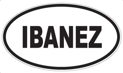 IBANEZ - Oval Magnet