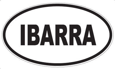 IBARRA - Oval Magnet