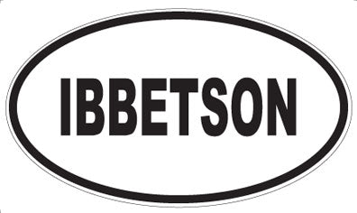 IBBETSON - Oval Magnet
