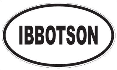 IBBOTSON - Oval Magnet