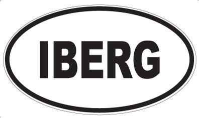 IBERG - Oval Magnet