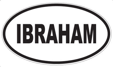 IBRAHAM - Oval Magnet