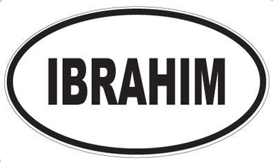 IBRAHIM - Oval Magnet