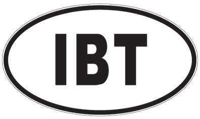 IBT - 3 Letter Initials Oval Magnet