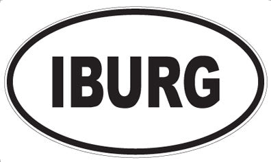 IBURG - Oval Magnet
