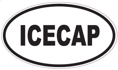ICECAP - Oval Sticker