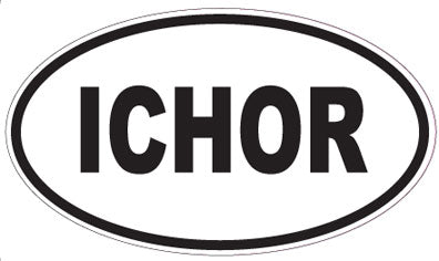 ICHOR - Oval Magnet