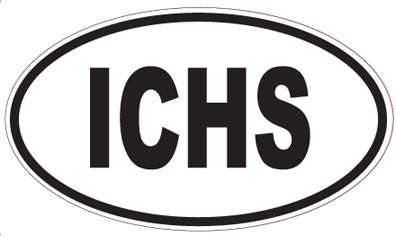 ICHS - Oval Sticker
