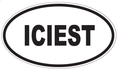 ICIEST - Oval Sticker
