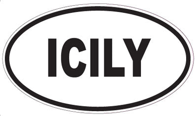 ICILY - Oval Magnet