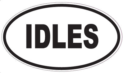 IDLES - Oval Magnet