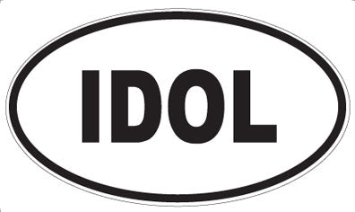 IDOL - Oval Magnet