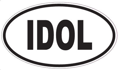 IDOL - Oval Sticker