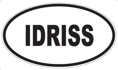 IDRISS - Oval Magnet