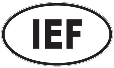IEF - 3 Letter Initials Oval Magnet