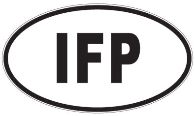 IFP - 3 Letter Initials Oval Magnet