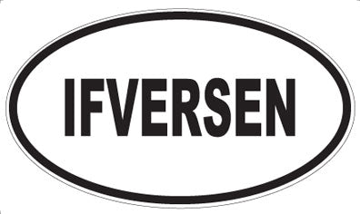 IFVERSEN - Oval Magnet