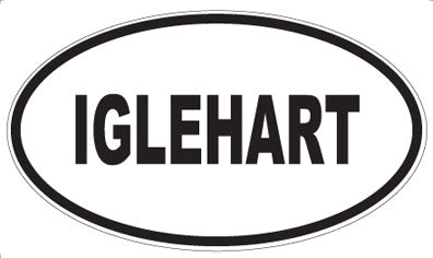 IGLEHART - Oval Magnet