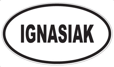 IGNASIAK - Oval Magnet