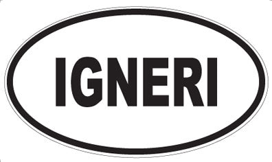 IGNERI - Oval Magnet