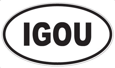 IGOU - Oval Magnet