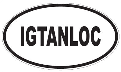 IGTANLOC - Oval Magnet