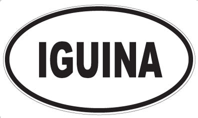 IGUINA - Oval Magnet