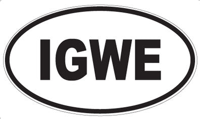 IGWE - Oval Magnet