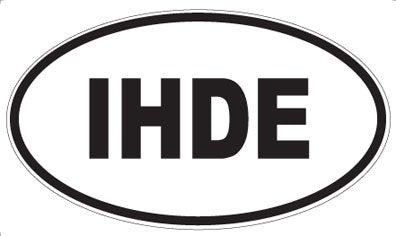 IHDE - Oval Magnet