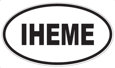 IHEME - Oval Magnet