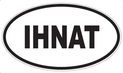 IHNAT - Oval Magnet