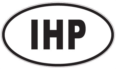 IHP - 3 Letter Initials Oval Magnet