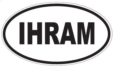 IHRAM - Oval Sticker