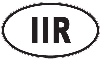 IIR - 3 Letter Initials Oval Magnet