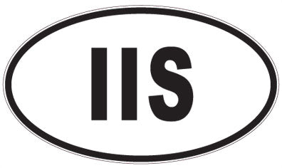IIS - 3 Letter Initials Oval Magnet