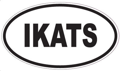 IKATS - Oval Sticker