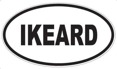 IKEARD - Oval Magnet